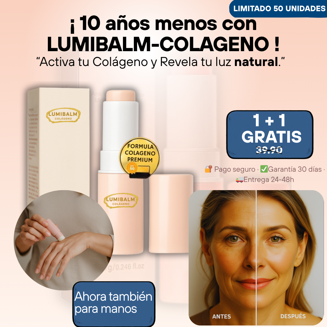 Bálsamo Coreano Activa tu Luz Interior  LUMIBALM – COLÁGENO